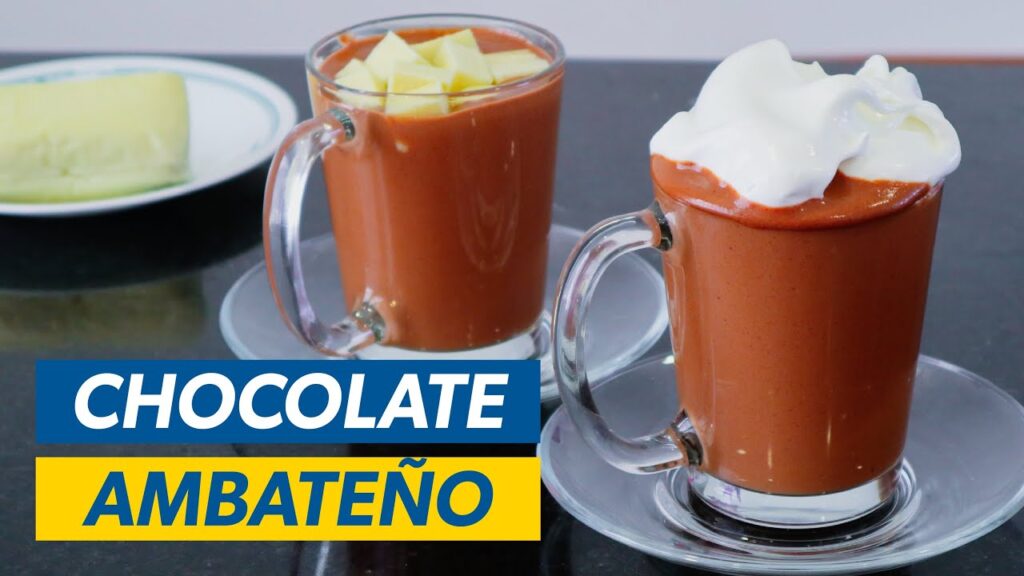 Receta chocolate de Ambato: Delicia ecuatoriana fácil