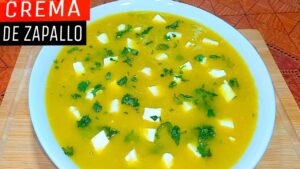 Receta crema de zapallo: Deliciosa y fácil de preparar
