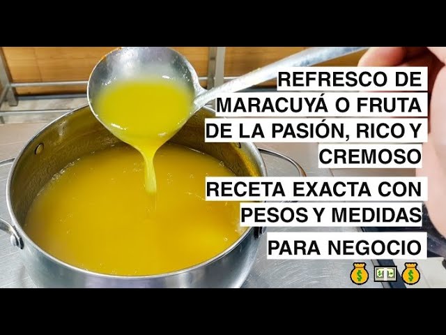 Receta jugo de maracuyá: Refrescante y fácil de hacer