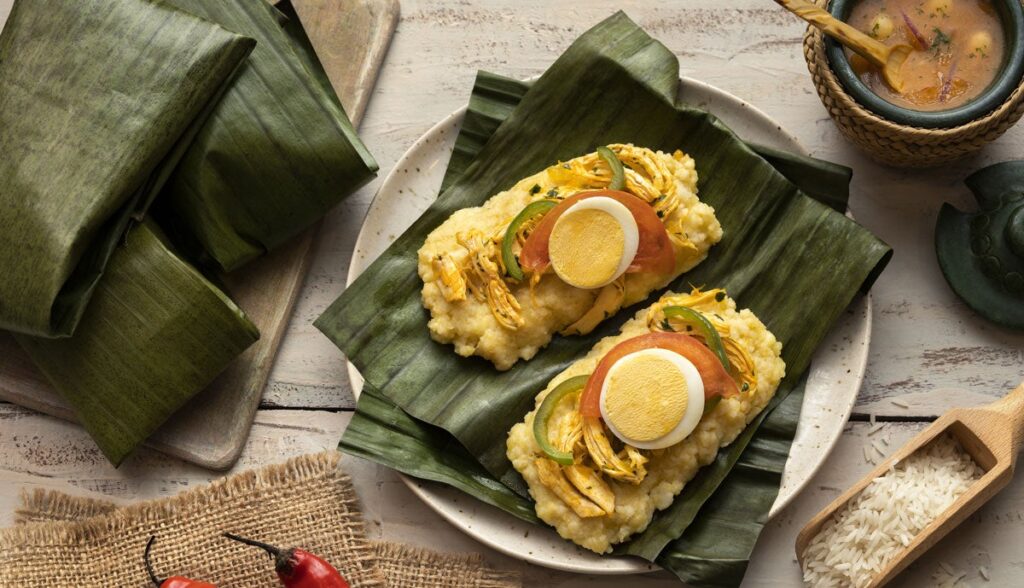 Receta tamal de arroz en hoja de col: Delicia ecuatoriana